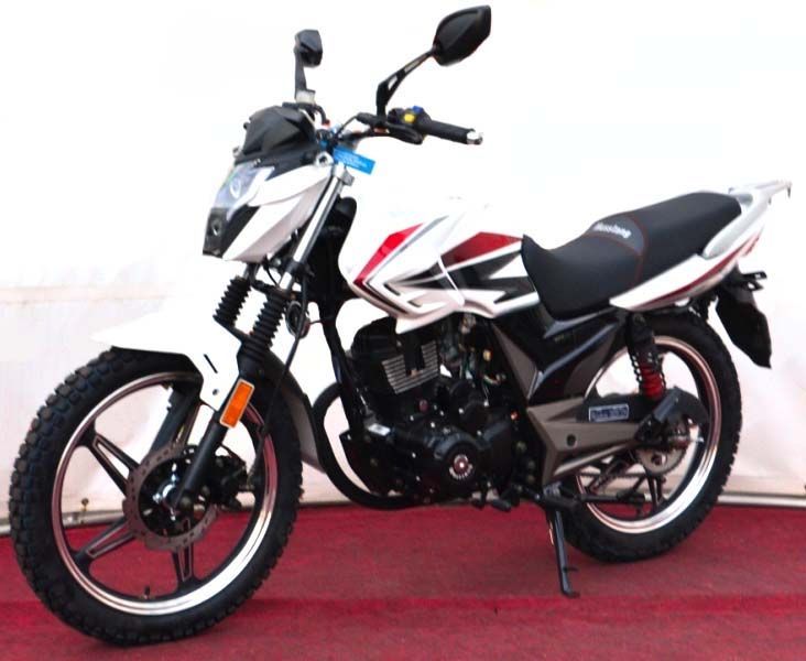 Дорожній Мотоцикл Musstang Чорний Красний Синій