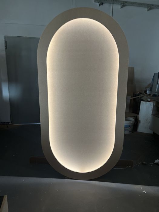 Ścianka owalna led, jajo led