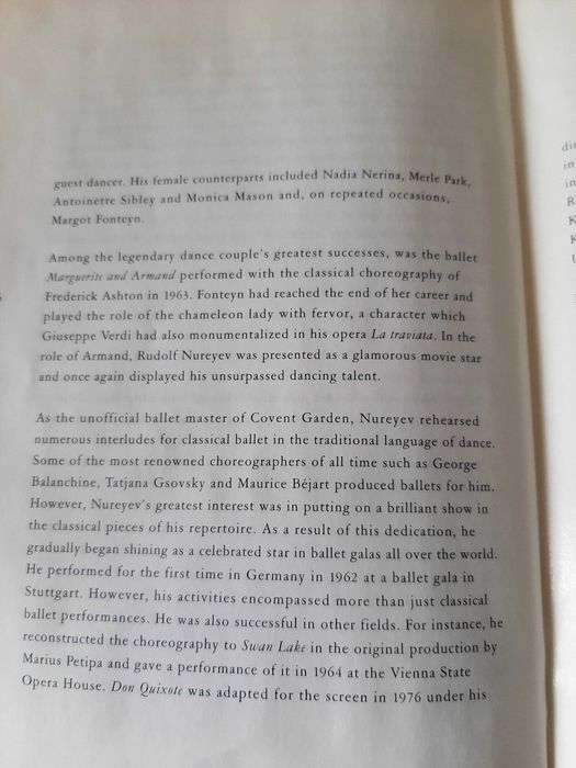 Patricia Foy - Rudolf Nureyev, a documentary - DVD - Arthaus Musik