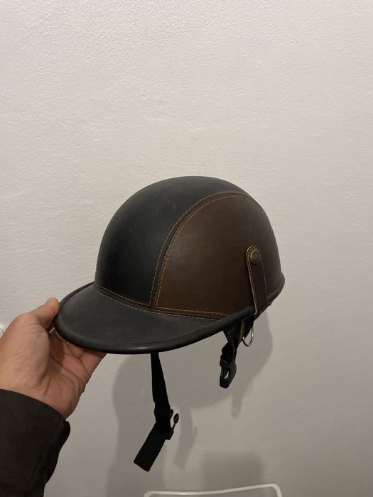 Capacete mota  castanho