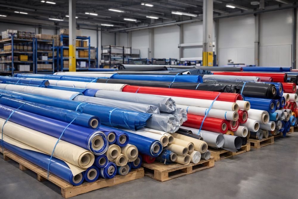 Plandeka PCV gruba 650g na dach hale daszek zadaszenie wiatę kotarę drewno ciągnik grube plandeki elastyczne lakierowane producent plandek na wymiar