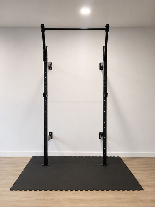 Squat Rack com Barra de Elevações