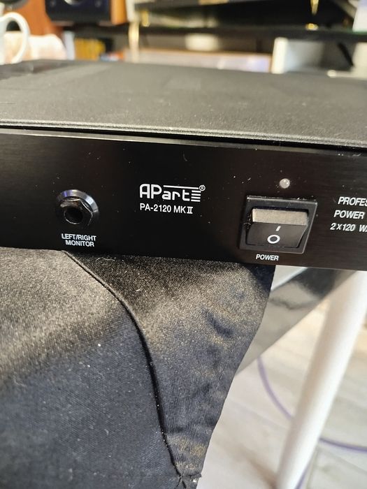 Tanio Końcówka mocy-wzmacniacz-Dual mono Apart Pa 2120 MK2