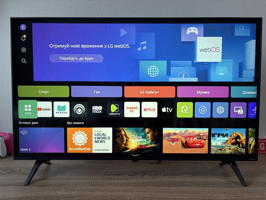 Телевізор LG QNED 43 (4K, Smart TV, QLED) — Идеальное состояние