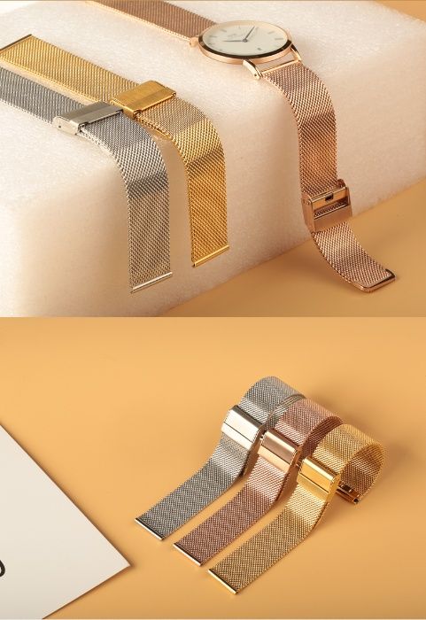 Ремешки ремешок миланская петля, сталь 20мм для Xiaomi Amazfit BIP/GTS