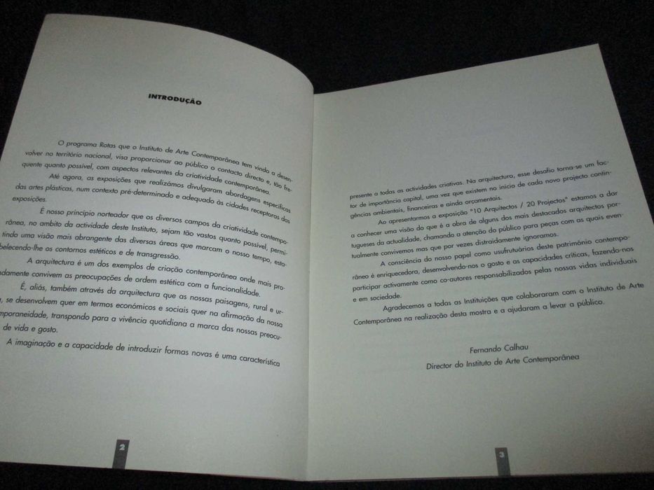 Livro 10 Arquitectos 20 Projectos Instituto de Arte Contemporânea