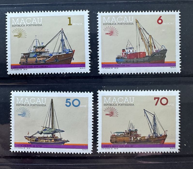 Serie completa selos de 1985