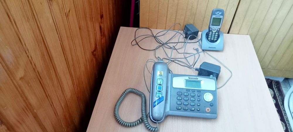 Стаціонарний телефон, панасонік, телефон Panasonic, радіотелефон