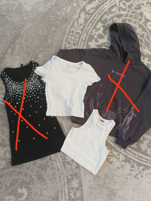 Spodnie, bluzy, t-shirty dziewczęce roz.S