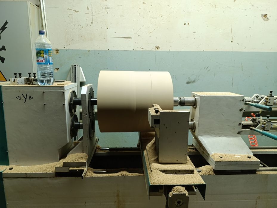 Токарні роботи по дереву. Обробляємо заготовки до ф500 мм