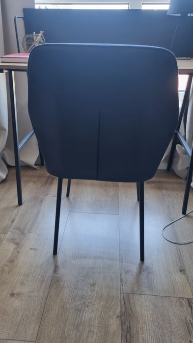 Granatowe krzesło fotel salon jadalnia 6 sztuk