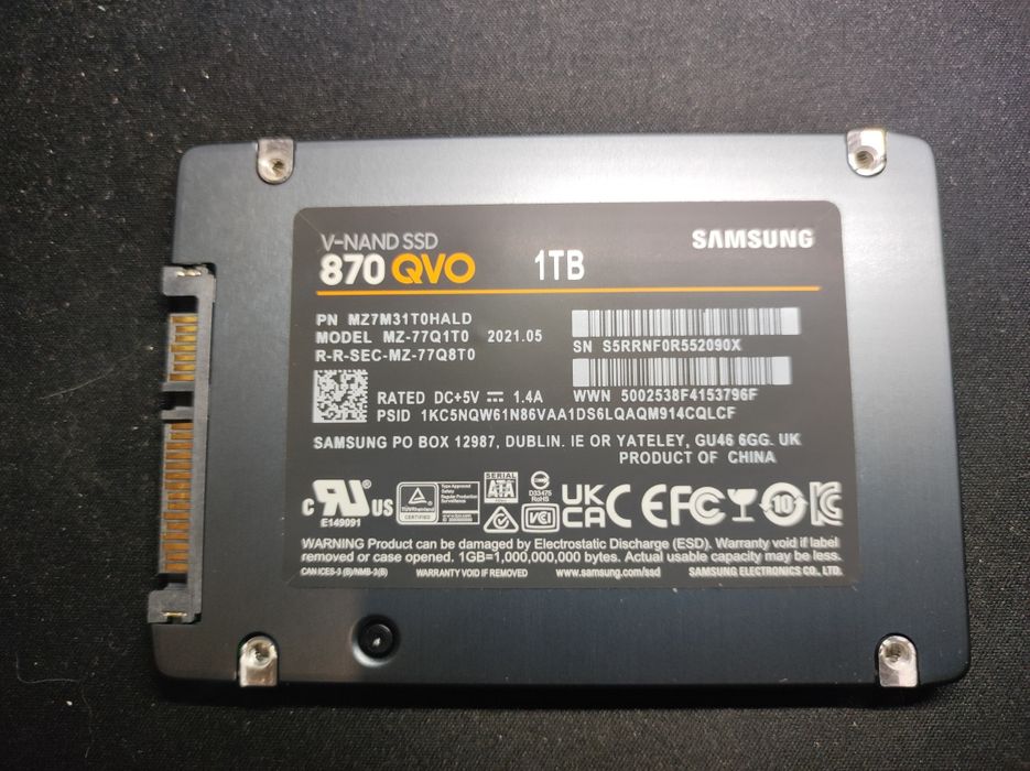 SSD SATA 1tb 870 Samsung QVO