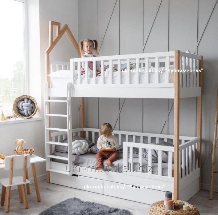 Двухъярусная кровать Синди4, двоярусне (двоповерхове) ліжко