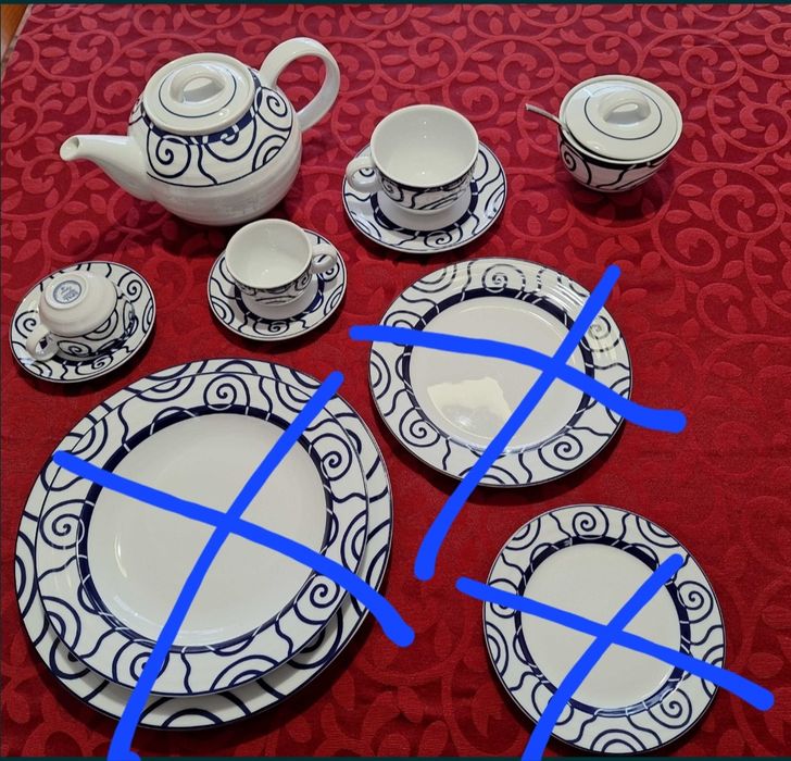 Serviço espiral Azul