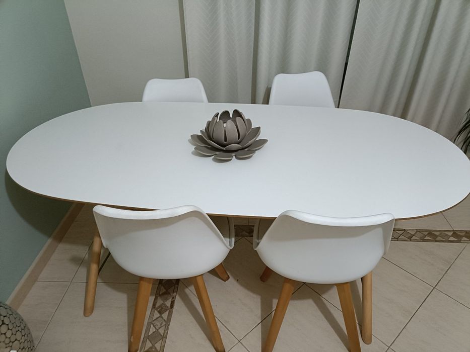 IKEA Dalshult Mesa de Sala Jantar Branca