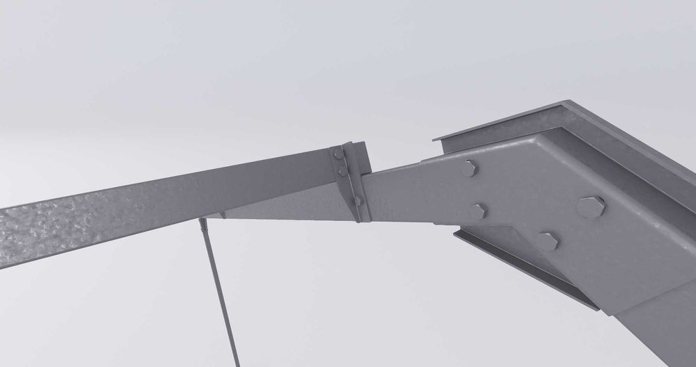 Konstrukcja stalowa 6.5x12x3 hala wiata garaż hangar magazyn
