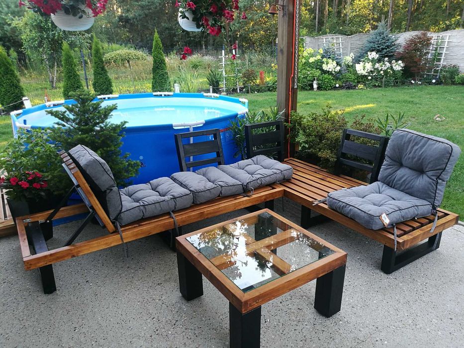 Meble tarasowe ogrodowe drewniane - na zamówienie