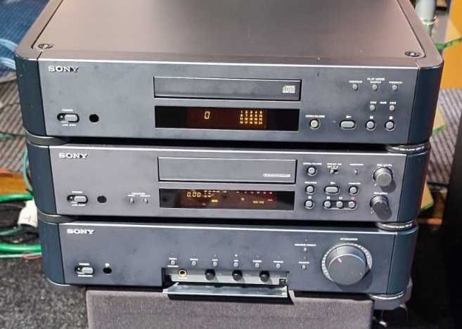 стійка SONY TC-S7  SONY CDP-S7 SONY TA-S7 + wifi стрімер AirPlay, Sptf