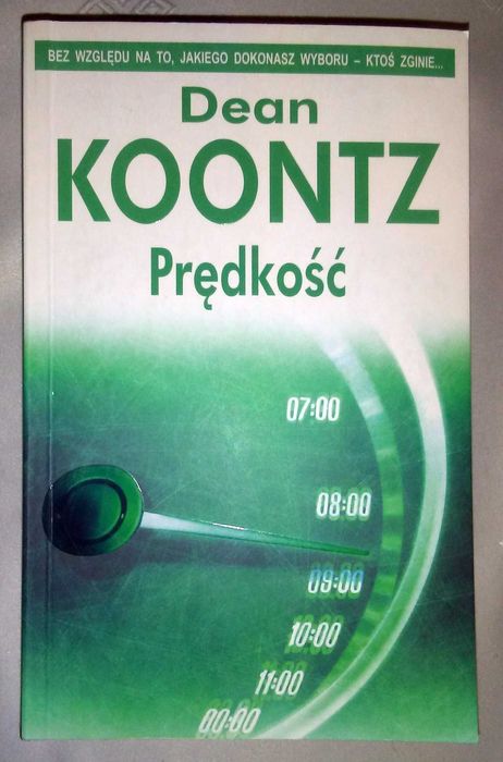 Książka "Prędkość" Dean Koontz