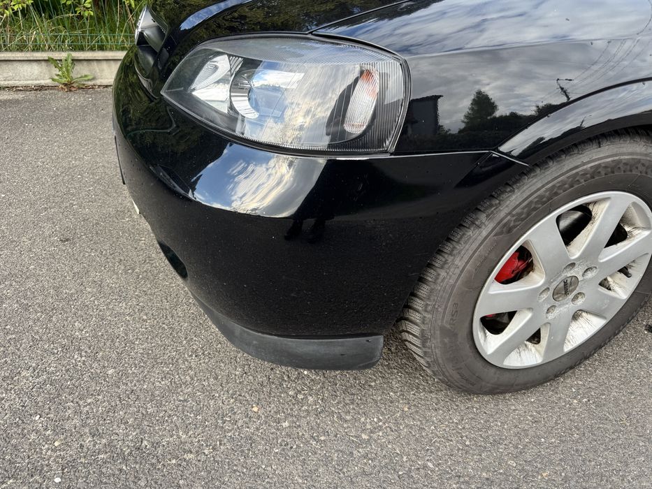 Astra g zderzak przód + lampy drl
