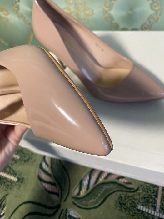 Бежевые лодочки