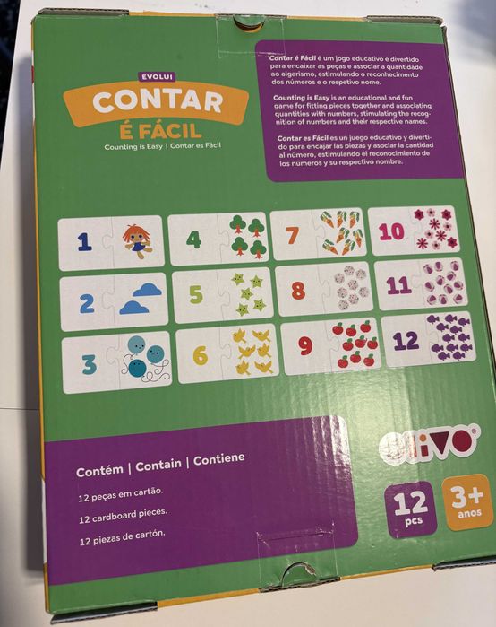 Jogo Educativo - Contar é fácil - EVOLUI - 3+ anos