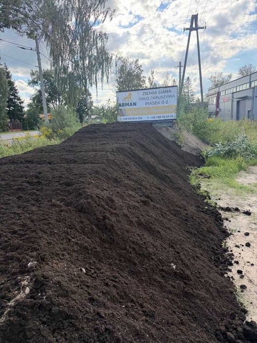 Ziemia ogrodowa kompost siany piasek