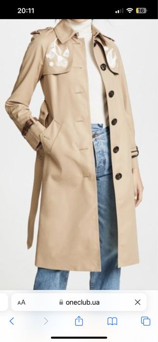 Плащ тренч Coach оригінал