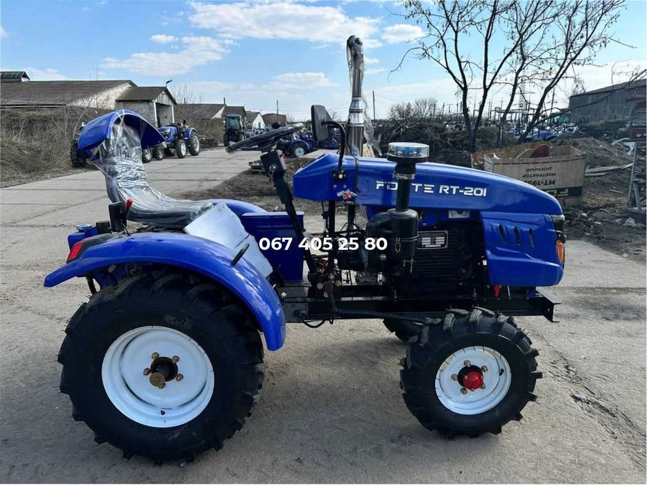 Мототрактор Forte RT-201 з фрезою та плугом Форте 20 коней 1-но точка