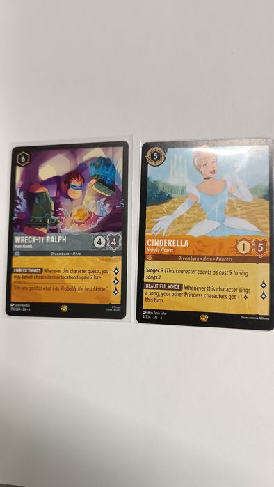 Disney Lorcana 2 karty legendarne