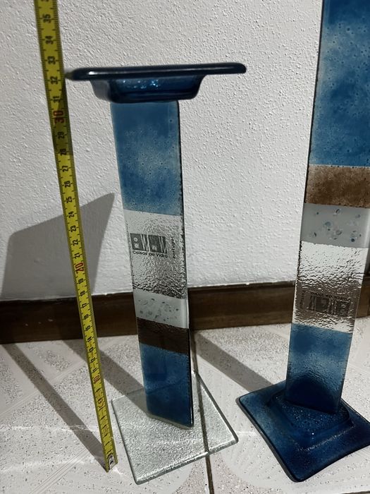 Castiçal de vidro *ler anuncio*