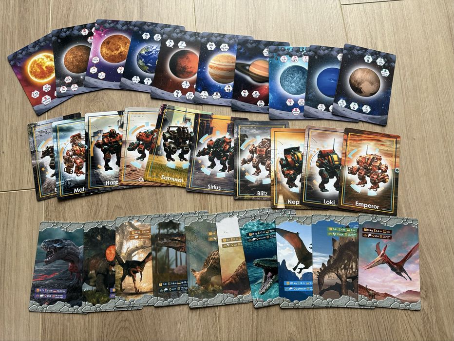 Interaktywne karty Smarty 4d. Układ słoneczny, dinozaury, boty