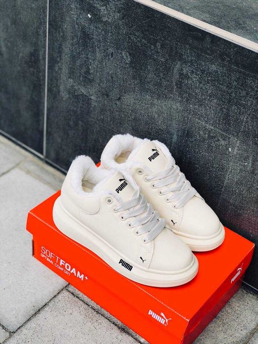 Успей купить цена 999грн женские зимние кроссовки Puma на меху