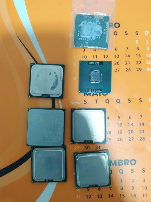 Processadores CPU Intel em bom estado