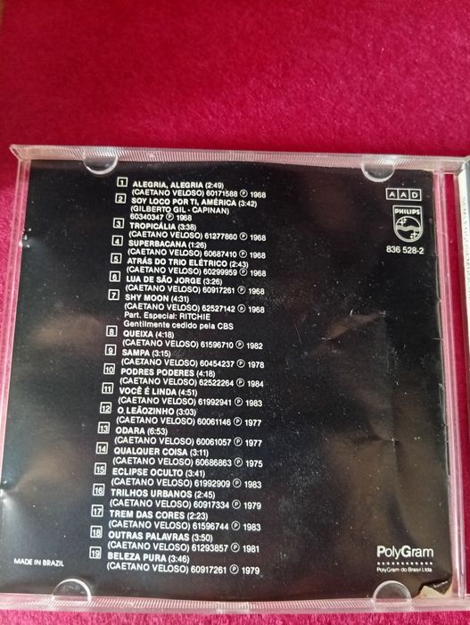 CD audio Caetano Veloso