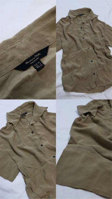 8 речей сорочки на короткий рукав блузка топ. massimo dutti та hm