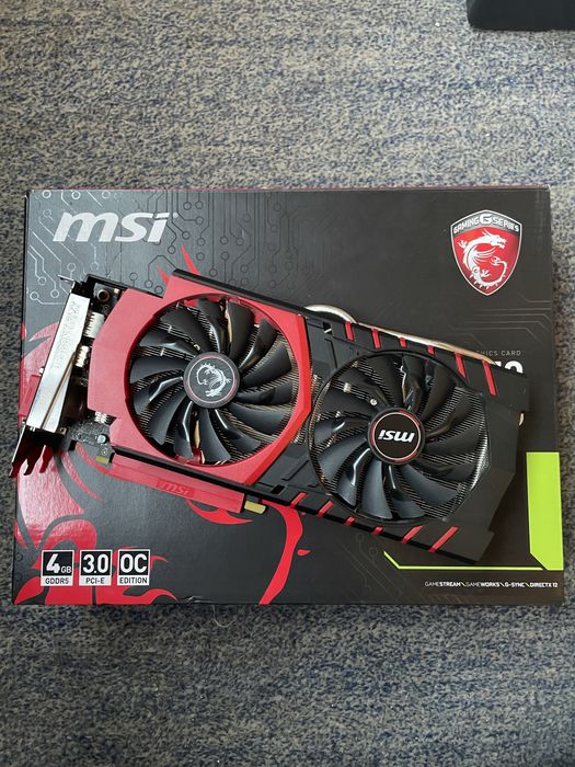 MSI GeForce GTX 970 Gaming 4GB — коробка, повний комплект