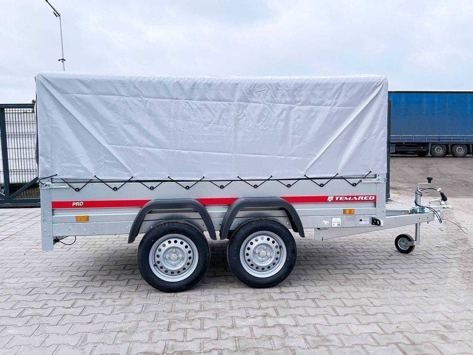 Przyczepa z plandeką TEMARED PRO 2612/2 264x126 cm H800 DMC 750 kg 2 osie