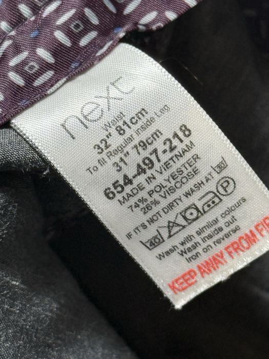 Next брюки оригинал 32 размер зауженные штаны