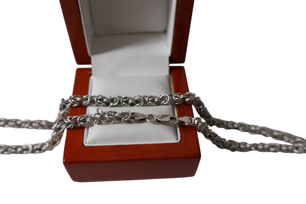 wyjątkowy srebrny  ŁAŃCUSZEK  30,86G 925