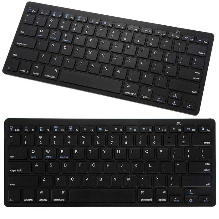 Klawiatura bezprzewodowa bluetooth: PC iPad MAC mała slim niski profil