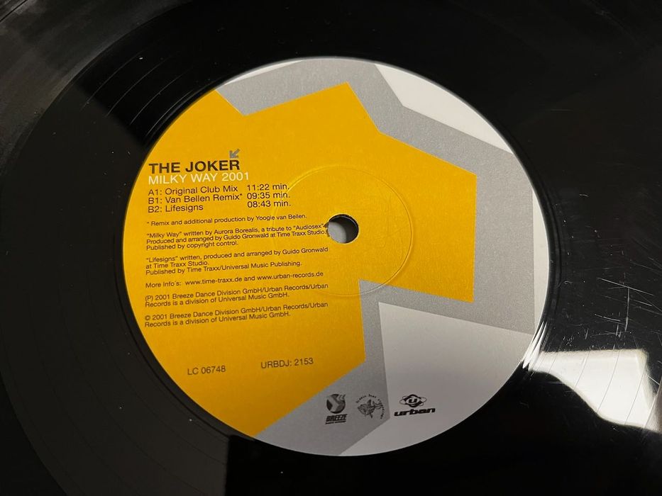 The Joker – Milky Way 2001 VG+/VG Trance, Breaks