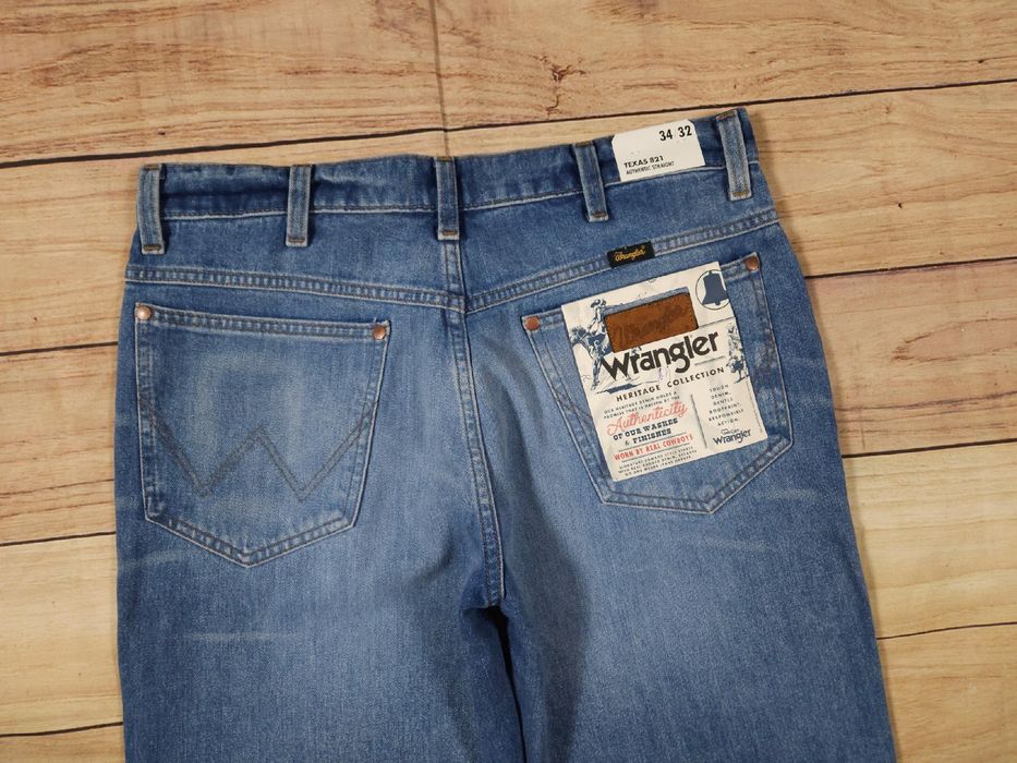 WRANGLER Texas Spodnie Jeans Męskie r. 34/32
