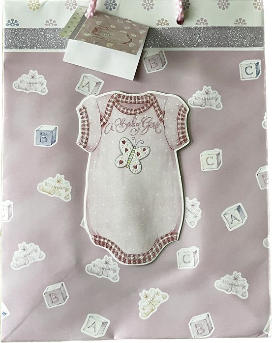 Elegancka Różowa Torebka Prezentowa 3D dla Dzieci – Ozdobna Torba