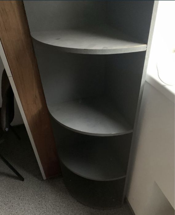 Полка стелаж угловая