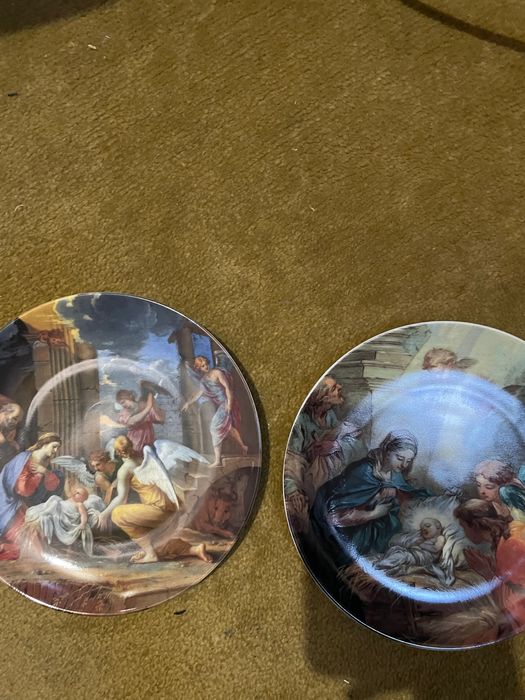 Pratos decorativos da vista alegre