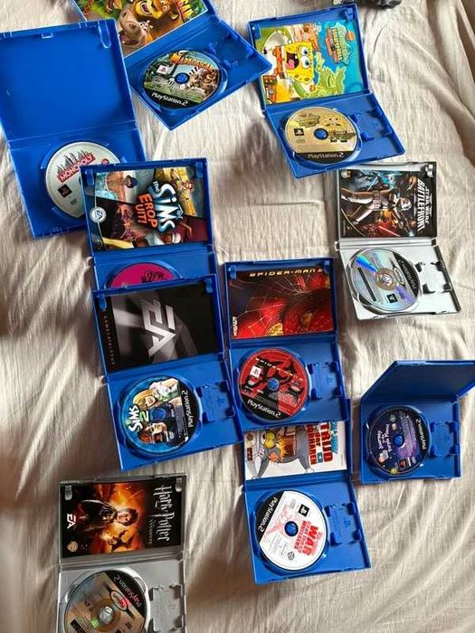 PlayStation 2 super 10 gier Star wars monopoly sims Spider-Man ps2
