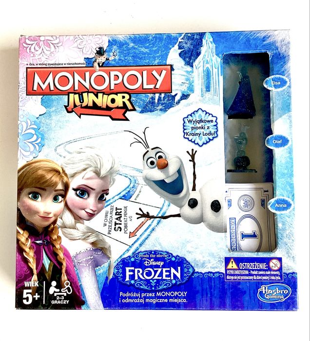 Gra planszowa Monopoly Junior Kraina Lodu Frozen Hasbro