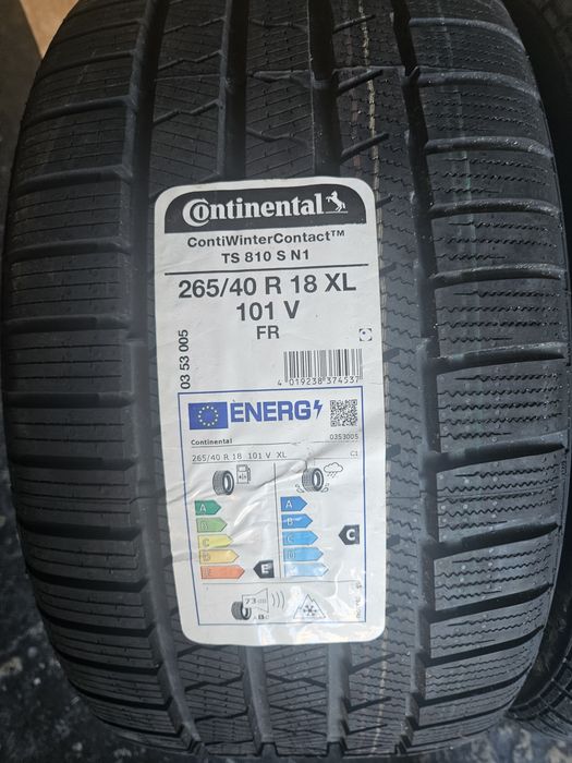 Opony zimowe 265/40/18 continental t810 a