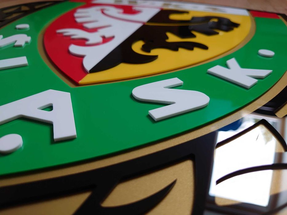 Śląsk Wrocław na ścianę do domu prezent na święta dla chłopaka męża